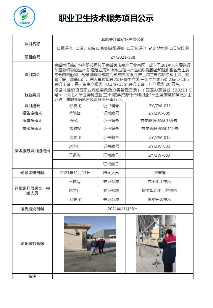 嘉峪关江鑫矿粉有限公司职业病危害因素检测.jpg