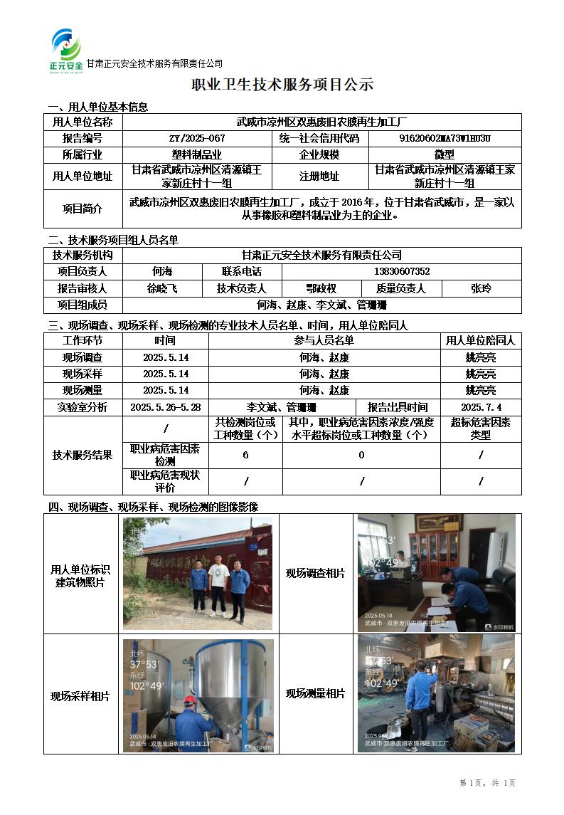 武威市凉州区双惠废旧农膜再生加工厂定期检测报告_01.jpg